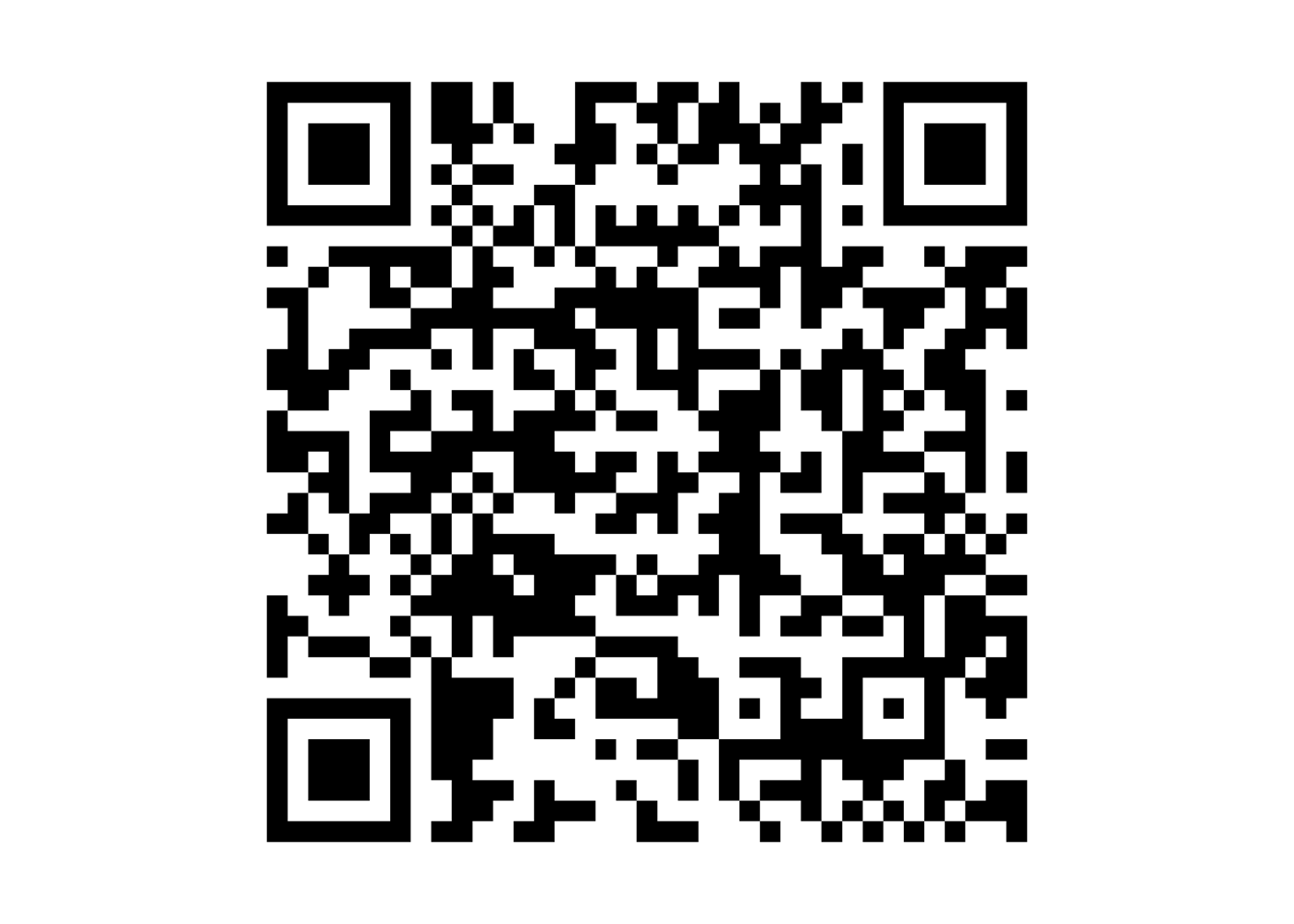 予約用QRコード